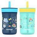 Contigo® Kids’ Leighton Straw Tumbler with Spill-Proof Leak-Proof Lid, 14oz ★