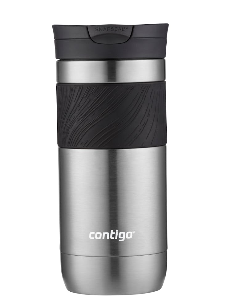 Contigo® Byron 2.0 Stainless Steel Travel Mug with SNAPSEAL™ Lid and Grip, 16oz ·A