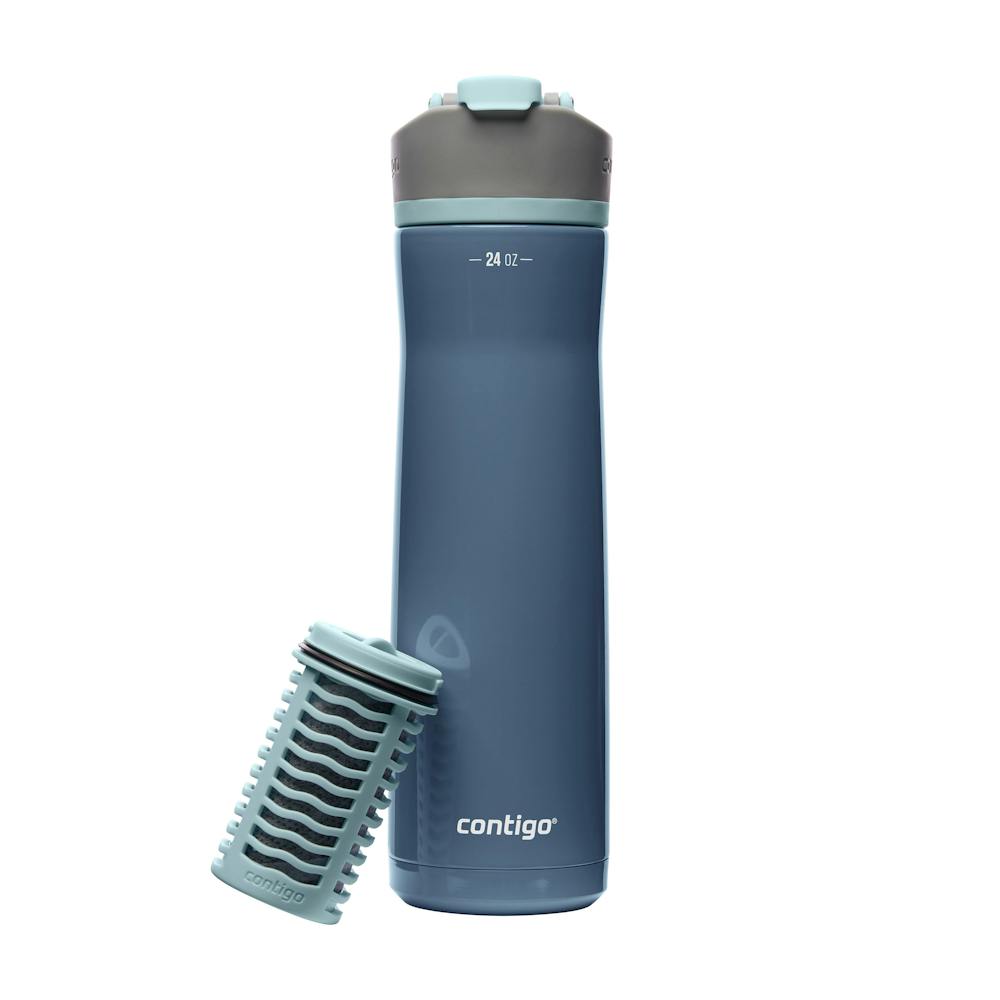 Contigo® Clybourn Chill Freeflow Filtration Stainless Steel Water Bottle with AUTOSEAL® Lid, 24oz ※