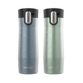 Contigo® AUTOSEAL® West Loop Vacuum-Insulated Stainless Steel Travel Mug with Easy-Clean Lid, 20 oz, 2-Pack ♡