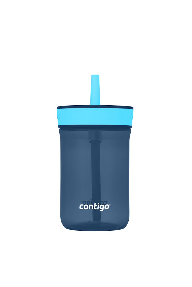 Contigo® Kids’ Leighton Straw Tumbler with Spill-Proof Leak-Proof Lid, 14oz ※